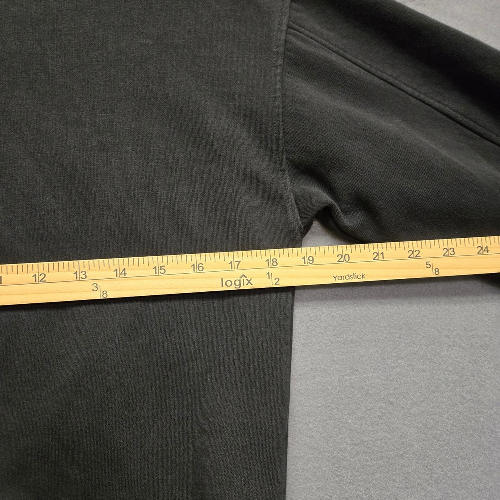 Gymshark Athleisure XS Black Cropped Pullover Sweatshirt Logo Workout - Picture 6 of 12